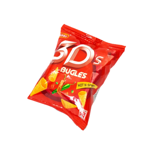 3D Bugles (Hot & Spicy) – Pack of 6